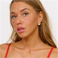 Серьги женские круглые с жемчугом коллекция "Xuping" покрытие позолота, вставка: иск.жемчуг, 1098, арт.101.006 101.006