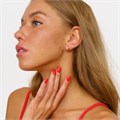Серьги гвоздики шарики средние коллекция "Xuping" покрытие позолота, 1060, арт.001.998 001.998