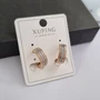 Серьги дорожка коллекция "Xuping" покрытие позолота, вставка: фианиты, 1082, арт.101.001 101.001