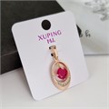 Кулон коллекция "Xuping ML" покрытие позолота, вставка: фианиты,062, арт.001.949 001.949