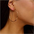 Серьги конго крупные коллекция "Xuping" покрытие позолота, Е-083, арт.001.915 001.915