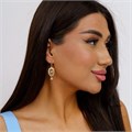 Серьги Каталог >> Бижутерия >> Ювелирная бижутерия коллекция "Дубай" покрытие: позолота, 057, арт.214.501 214.501