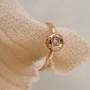 Кольцо коллекция "Xuping" покрытие позолота,с фианитами,X000814856,р-р. 19, арт. 001.898-19 001.898-19