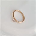 Кольцо коллекция "Xuping" покрытие позолота,с фианитами,X000810742,р-р. 18, арт.001.904-18 001.904-18