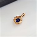 Кулон Xuping, покрытие позолота, вставка: камень синий, арт.001.871 001.871