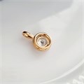 Кулон Xuping, покрытие позолота, вставка: камень прозрачный, арт.001.870 001.870