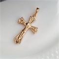 Кулон крестик, покрытие позолота, Xuping, Х000890136, арт.001.859 001.859
