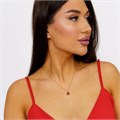 Кулон Xuping, покрытие позолота, вставка: камень красный переливающийся, Р, арт.001.861 001.861