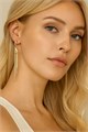 Серьги висячие, коллекция "Xuping" покрытие позолота, арт.001.854 001.854