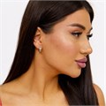 Серьги конго коллекция "Xuping" покрытие позолота, вставка: фианиты, цвет: разноцветные, Х000031072, арт.001.843 001.843
