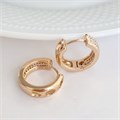 Серьги коллекция "Xuping" покрытие позолота, вставка: фианиты, Х000891403, арт.001.836 001.836