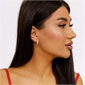 Серьги коллекция "Xuping" покрытие позолота, вставка: фианиты, цвет: прозрачный, Х000864746, арт.001.837 001.837