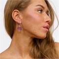 Серьги Каталог >> Бижутерия >> Ювелирная бижутерия крупные под серебро, сиреневый камень, 65145, арт.001.549 001.549