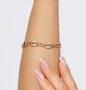 Браслет на руку коллекция "Xuping " покрытие:  позолота, с фианитами, № 180 - X000468999, арт. 001.309 001.309