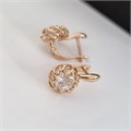 Серьги коллекция "Xuping" покрытие позолота, вставка: фианиты, Х000441466, арт.001.206 001.206