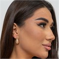Серьги коллекция "Дубай" покрытие позолота, 38002, арт.216.353 216.353
