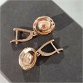 Серьги Каталог >> Бижутерия >> Ювелирная бижутерия коллекция "Дубай" позолота с жемчугом, 37147, арт.947.564 947.564