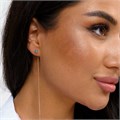 Серьги Каталог >> Бижутерия >> Ювелирная бижутерия протяжки с камнем, покрытие: позолота, цвет камня: голубой, 18021, арт.947.528 947.528