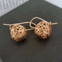 Серьги коллекция "Дубай" шарики покрытие позолота,2225,арт.214.293 214.293