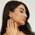 Серьги коллекция "Дубай" покрытие позолота, 43176, арт.214.246 214.246
