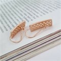Серьги коллекция "Дубай" покрытие позолота, 43176, арт.214.246 214.246