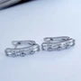 Серьги дорожки, Каталог >> Бижутерия >> Ювелирная бижутерия, коллекция "Дубай", покрытие: посеребрение, цвет камней: прозрачный,23145,  арт. 947.235 947.235