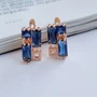 Серьги Каталог >> Бижутерия >> Ювелирная бижутерия, коллекция "Дубай", покрытие: позолота, цвет камней: темно-синий,54126, арт. 947.223 947.223