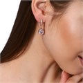 Серьги коллекция "Дубай" покрытие позолота, прозрачный камень, 54145, арт. 947.215 947.215