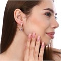 Серьги коллекция "Дубай" покрытие позолота, прозрачный камень, 54145, арт. 947.215 947.215