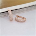 Серьги дорожка с камнями, Каталог >> Бижутерия >> Ювелирная бижутерия, коллекция "Дубай" покрытие позолота, арт. 947.187 947.187