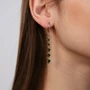 Серьги висячие позолота с фианитами, коллеция "Дубай", арт. 847.678 847.678