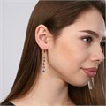 Серьги висячие позолота с фианитами, коллеция "Дубай", арт. 847.683 847.683