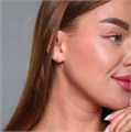 Серьги  гвоздики "Xuping ML" Каталог >> Бижутерия >> Ювелирная бижутерия с фианитом, покрытие: позолота, цвет камня: желтый, 27706, арт.847.485 847.485