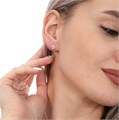 Серьги  гвоздики  "Xuping ML" Каталог >> Бижутерия >> Ювелирная бижутерия с фианитом, покрытие: посеребрение, цвет камня: белый, 37606, арт. 847.445 847.445