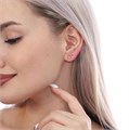 Серьги  гвоздики  "Xuping ML" Каталог >> Бижутерия >> Ювелирная бижутерия с фианитом, покрытие: позолота, цвет камня: светло-розовый, 455092, арт. 847.433 847.433