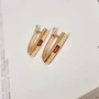 Серьги коллекция "Дубай"  покрытие позолота, камень оранжевый, 011209, арт. 847.247 847.247