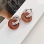 Серьги Каталог >> Бижутерия >> Ювелирная бижутерия "Бублики" со сьемными подвесками, цвет серебро, 372001, арт.847.054 847.054