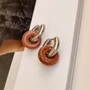 Серьги Каталог >> Бижутерия >> Ювелирная бижутерия "Бублики" со сьемными подвесками, цвет серебро, 371809, арт.847.042 847.042