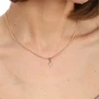 Кулон Xuping, Крестик, покрытие позолота, с фианитами, Е 0103, арт.747.844 747.844