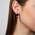 Серьги коллекция "Дубай", покрытие посеребрение, А01651, арт.747.222 747.222