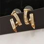 Серьги "Эксклюзив" с цирконом, золотой цвет, 12300, арт.606.122 606.122