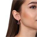 Серьги коллекция "Дубай" покрытие позолота, 3710, арт.547.706 547.706-019579фиолетовый