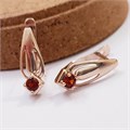 Серьги коллекция "Дубай" покрытие позолота, 7056, арт.347.991 347.991