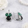 Серьги бижутерия сова, арт.007.319 007.319