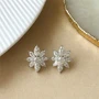 Серьги бижутерия цветы с камнями, арт.606.322 606.322