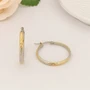 Серьги кольца из стали, арт.306.651 306.651