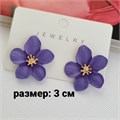 Серьги цветы, 09250 арт.002.099 002.099