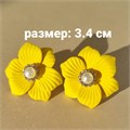 Серьги цветы, 09250 арт.002.101 002.101