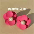 Серьги цветы, 09250 арт.002.102 002.102