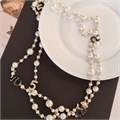 Колье с жемчугом на шею бижутерия, вставка: исск.жемчуг, арт.001.702 001.702